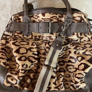 Dulce mohair leather purse